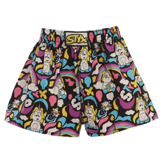 3PACK Boxers para criança Styx arte clássica borracha multicolorido (3J11803)