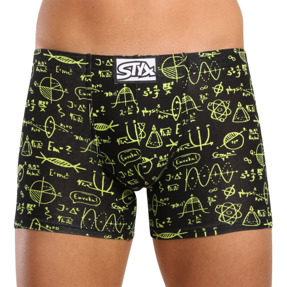 3PACK Boxers para homem Styx long arte clássica borracha multicolorido (3F12672)