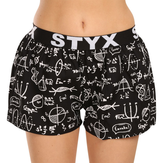 3PACK Boxers para mulher Styx arte esportes borracha multicolorido (3T15782)