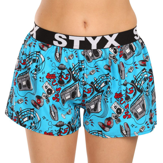 3PACK Boxers para mulher Styx arte esportes borracha multicolorido (3T15782)