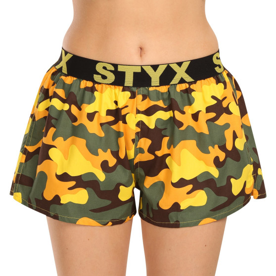 3PACK Boxers para mulher Styx arte esportes borracha multicolorido (3T15901)