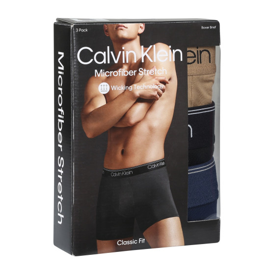 3PACK Boxers para homem Calvin Klein multicolorido (NB2570A-KM1)