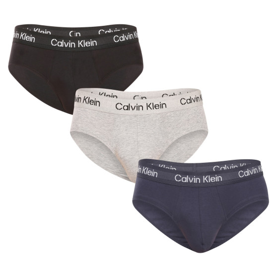 3PACK cuecas para homem Calvin Klein multicolorido (NB3704A-KDX)