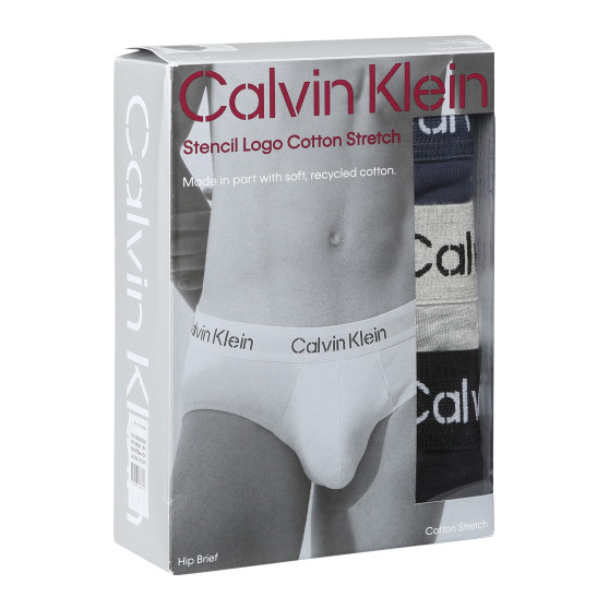 3PACK cuecas para homem Calvin Klein multicolorido (NB3704A-KDX)