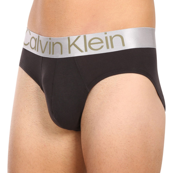 3PACK cuecas para homem Calvin Klein preto (NB3129A-GIW)