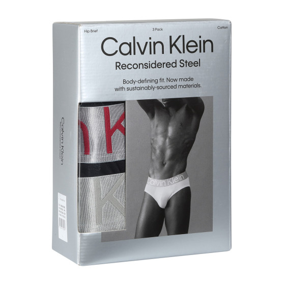 3PACK cuecas para homem Calvin Klein preto (NB3129A-GIW)