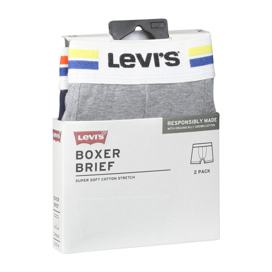 2PACK Boxers para homem Levis multicolorido (701222843 009)