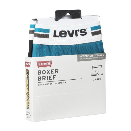 2PACK Boxers para homem Levis multicolorido (701222843 010)