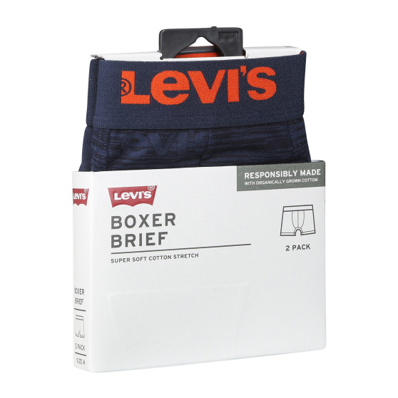 2PACK Boxers para homem Levis multicolorido (701224650 001)