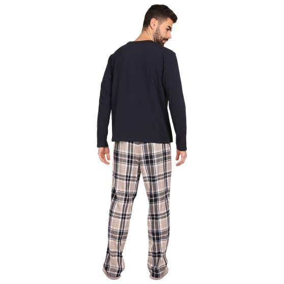 Pijama de homem Tommy Hilfiger com chinelos multicoloridos em caixa de oferta (UM0UM02989 0S1)