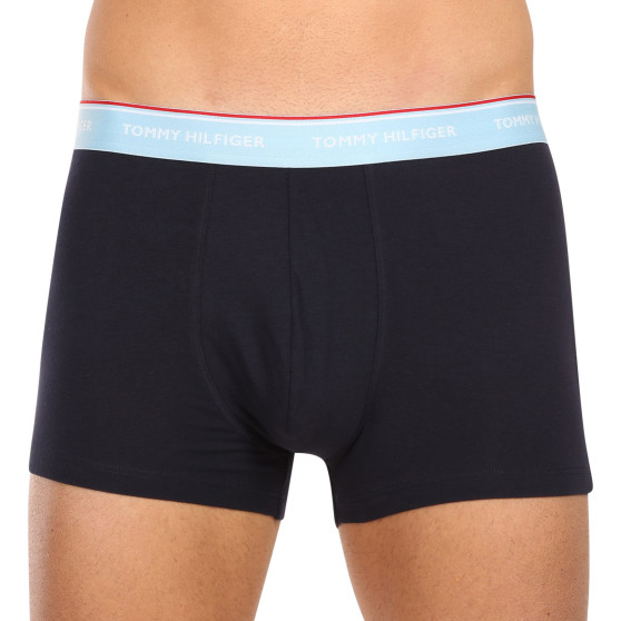 3PACK Boxers para homem Tommy Hilfiger azul escuro (UM0UM01642 0ID)