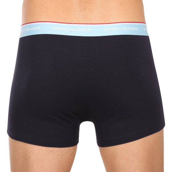 3PACK Boxers para homem Tommy Hilfiger azul escuro (UM0UM01642 0ID)