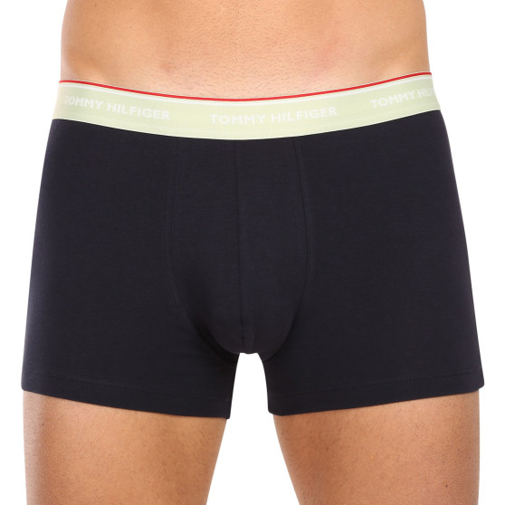 3PACK Boxers para homem Tommy Hilfiger azul escuro (UM0UM01642 0ID)