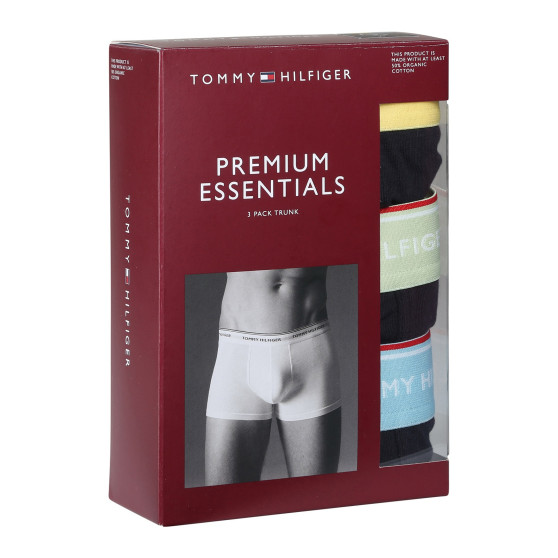 3PACK Boxers para homem Tommy Hilfiger azul escuro (UM0UM01642 0ID)