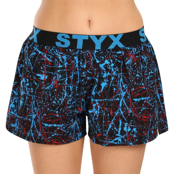 3PACK Boxers para mulher Styx arte esportes borracha multicolorido (3T13603)