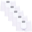 5PACK Boxers para homem Styx borracha clássica branco (5Q1061)