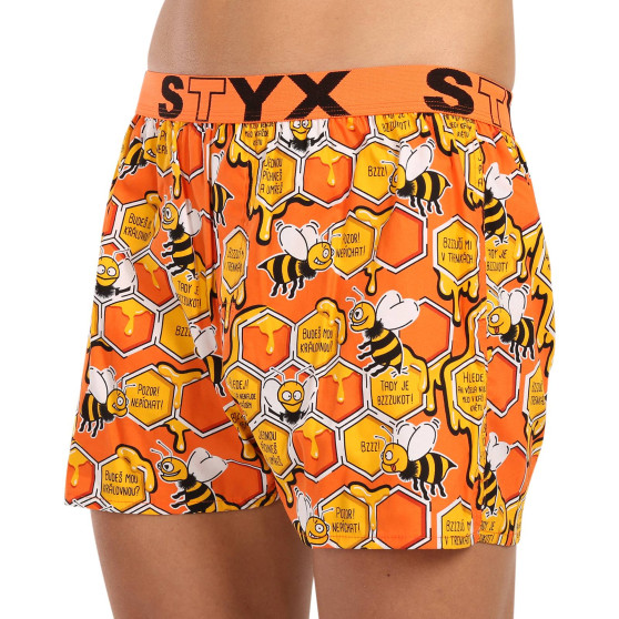 Boxers para homem Styx arte desportiva abelhas de borracha (B1654)