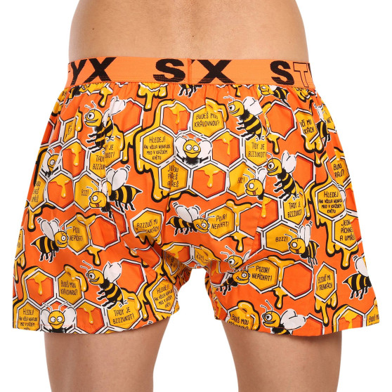 Boxers para homem Styx arte desportiva abelhas de borracha (B1654)