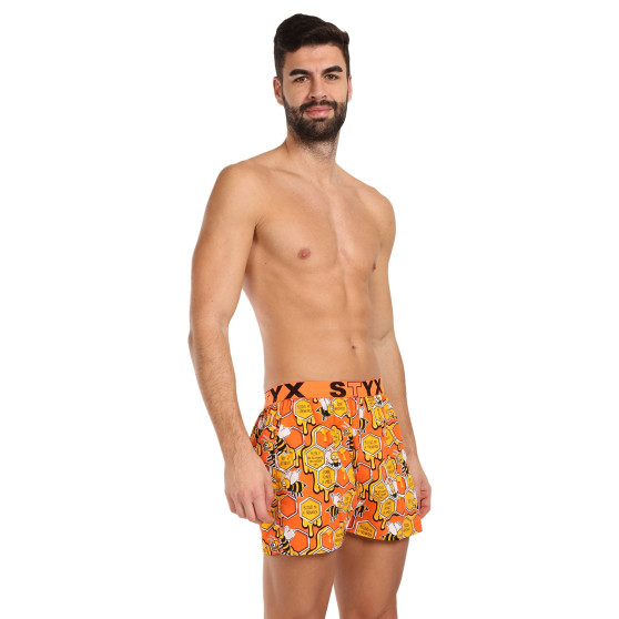 Boxers para homem Styx arte desportiva abelhas de borracha (B1654)