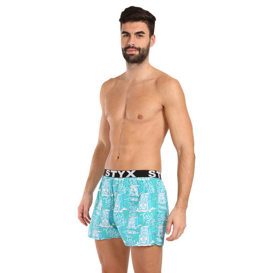 Boxers para homem Styx arte desporto borracha cubos de gelo (B1657)