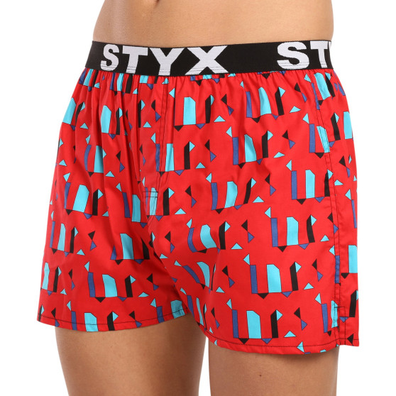 Boxers para homem Styx arte desportiva padrões de borracha (B1659)