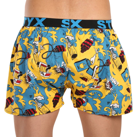 Boxers para homem Styx arte desportiva explosão de borracha (B1750)