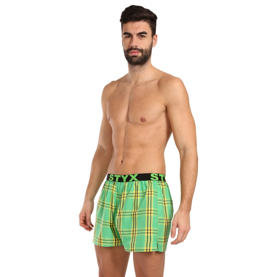 Boxers para homem Styx desporto elástico multicolorido (B1011/2)