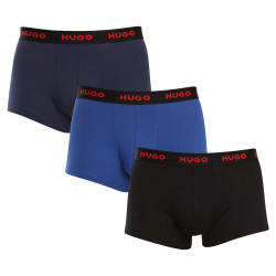 3PACK Boxers para homem HUGO multicolorido (50469766 420)