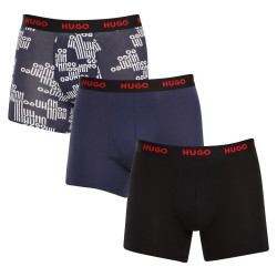 3PACK Boxers para homem HUGO multicolorido (50510192 405)