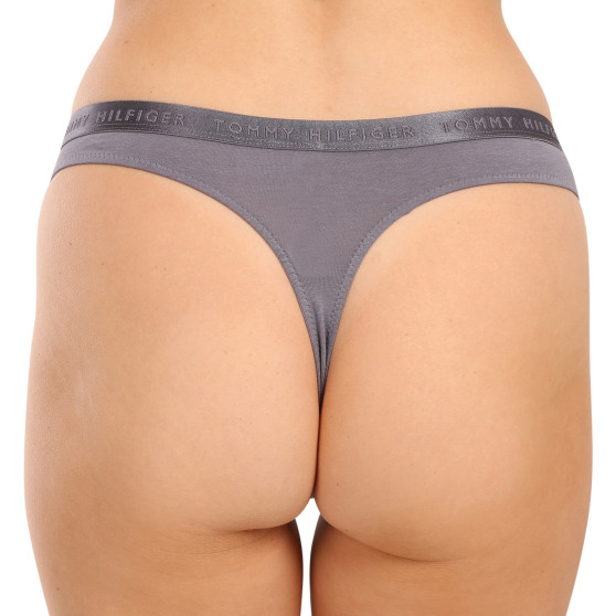 3PACK Tanga para mulher Tommy Hilfiger multicolorido (UW0UW04480 0R4)