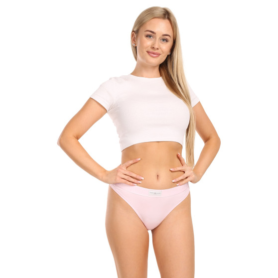 Tanga para mulher Tommy Hilfiger rosa (UW0UW04812 TOG)