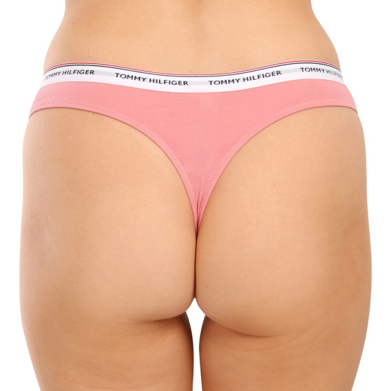 3PACK Tanga para mulher Tommy Hilfiger multicolorido (UW0UW04894 0R6)