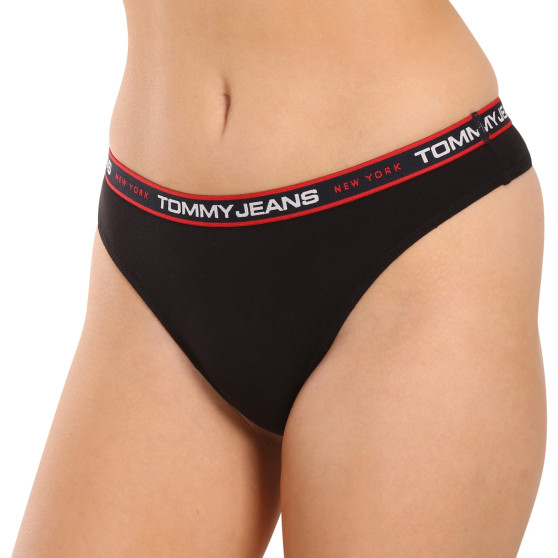 3PACK Tanga para mulher Tommy Hilfiger multicolorido (UW0UW04709 0VA)