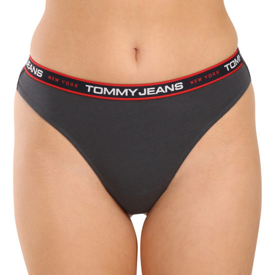 3PACK Tanga para mulher Tommy Hilfiger multicolorido (UW0UW04709 0VA)