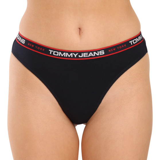 3PACK Tanga para mulher Tommy Hilfiger multicolorido (UW0UW04709 0VA)