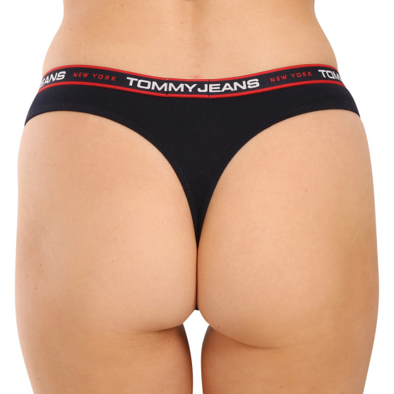 3PACK Tanga para mulher Tommy Hilfiger multicolorido (UW0UW04709 0VA)