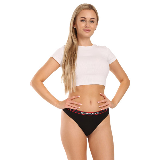 3PACK Tanga para mulher Tommy Hilfiger multicolorido (UW0UW04709 0VA)