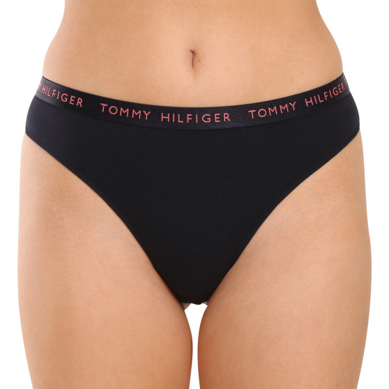 3PACK Tanga para mulher Tommy Hilfiger multicolorido (UW0UW04889 0V5)