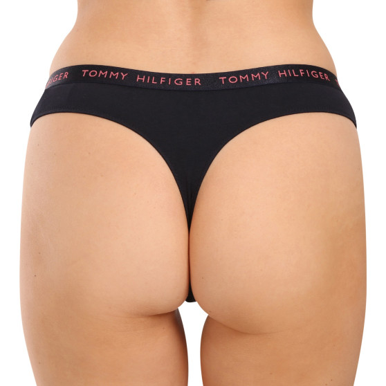 3PACK Tanga para mulher Tommy Hilfiger multicolorido (UW0UW04889 0V5)