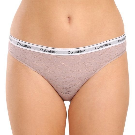 3PACK cuecas para mulher Calvin Klein multicolorido (QD5069E-GP8)