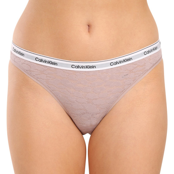 3PACK cuecas brasileiras para mulher Calvin Klein multicolorido (QD5068E-GP8)