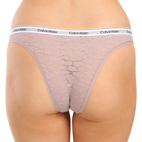 3PACK cuecas brasileiras para mulher Calvin Klein multicolorido (QD5068E-GP8)