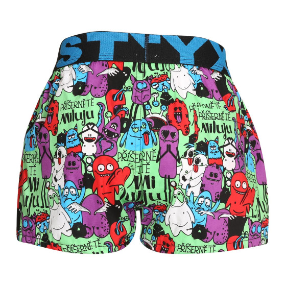 Boxers para crianças Styx arte desporto monstros de borracha (BJ1555)