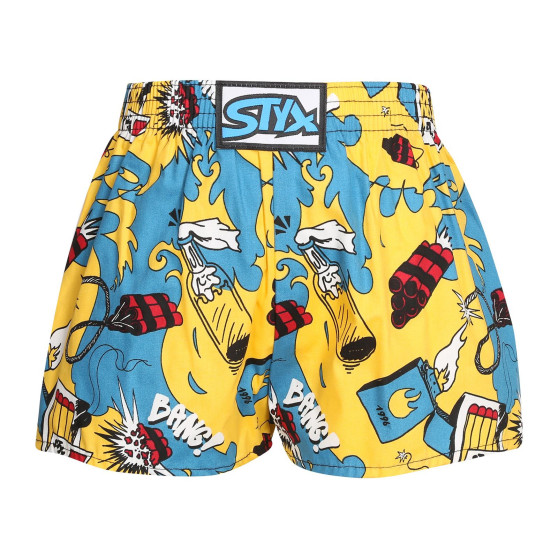 3PACK Boxers para criança Styx arte clássica borracha multicolorido (3J11820)