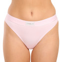 Tanga para mulher Tommy Hilfiger superdimensionado pink (UW0UW04812 TOG)