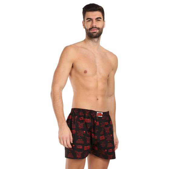 Boxers para homem Styx arte clássica borracha Valentine's Day lyrics (A1757)