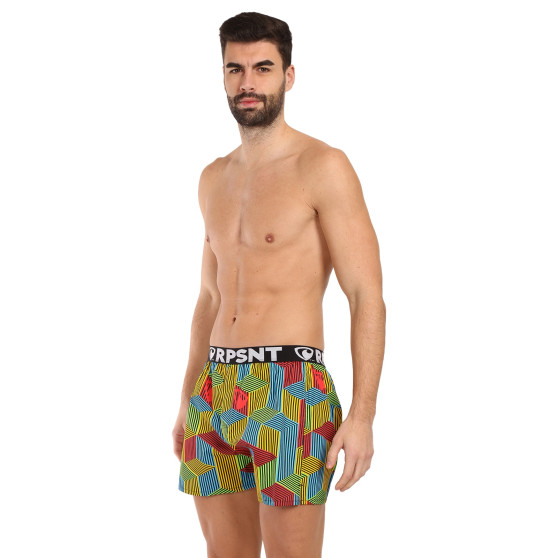 Boxers para homem Represent exclusivo Mike Cubeillusion (R3M-BOX-0740)