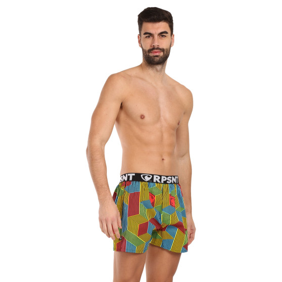 Boxers para homem Represent exclusivo Mike Cubeillusion (R3M-BOX-0740)