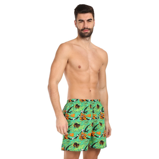 Boxers de banho para homem com bolsos Styx tropic (D1557)