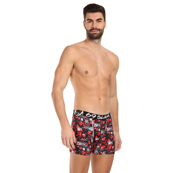 Boxers para homem 69SLAM fit night life (MCYNLF-PO)